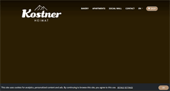 Desktop Screenshot of kostner.at